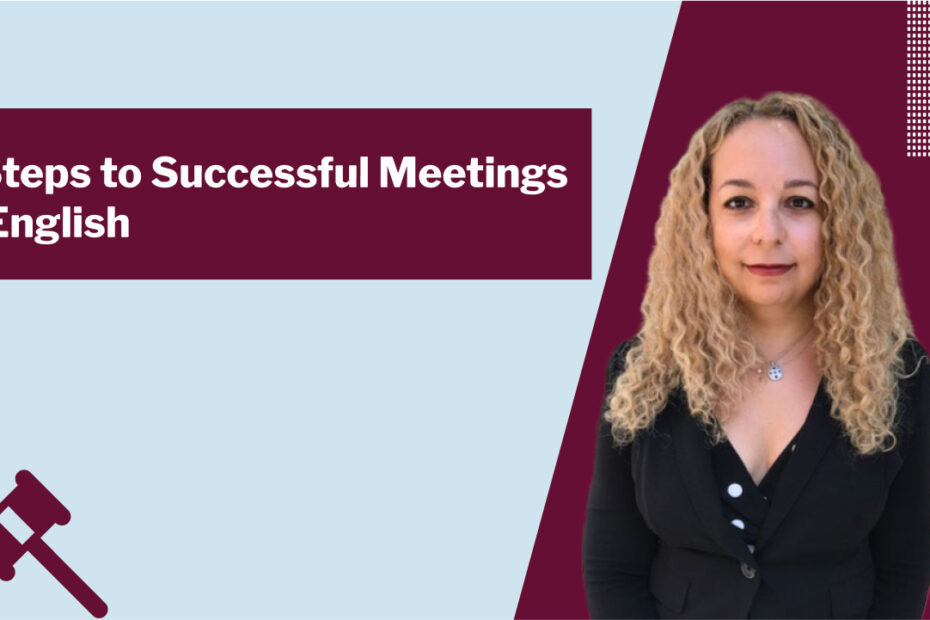 woman successful meetings english