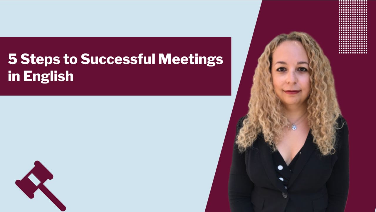 5 Steps to Successful Meetings in English￼