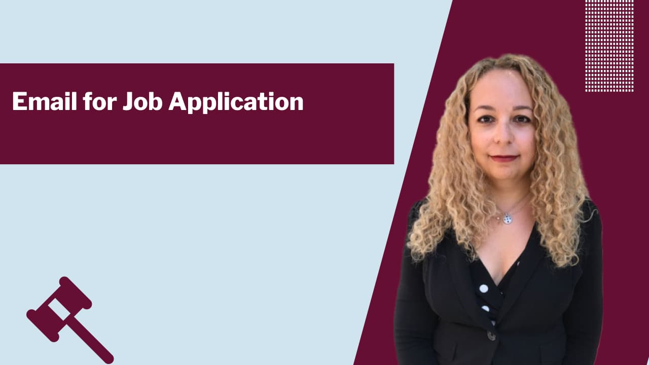 Winning Cover Email for Job Applications Legal Lingua